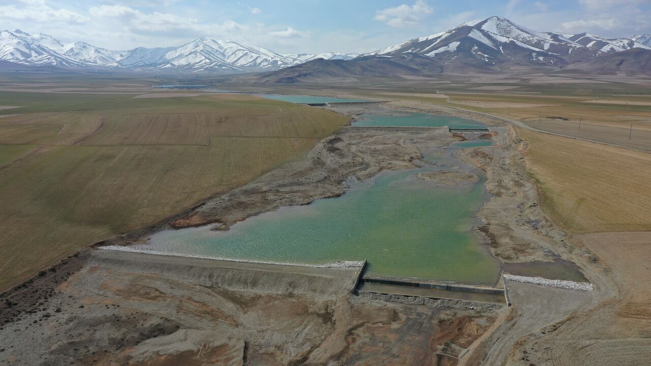 آبگیری گسترده سازه‌های آبخیزداری شهرستان شوش