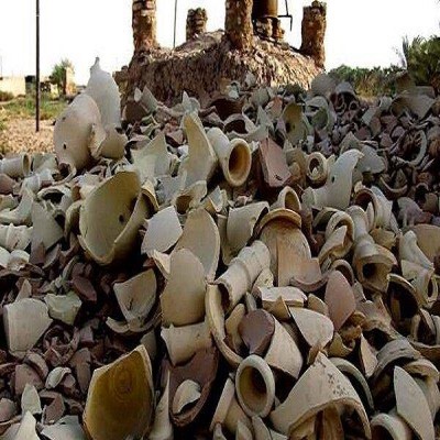 شهر جهانی لالجین در محاصره سفال و سرامیک شکسته