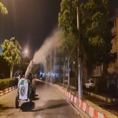 آغاز عملیات شست‌وشو و محلول‌پاشی بهاره درختان در سنندج