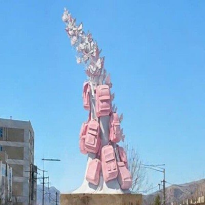 اِلمان یادبود «فرشته‌های میناب» در همدان رونمایی می‌شود