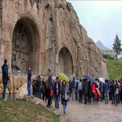 رشد بازدید گردشگران از تاق‌بستان